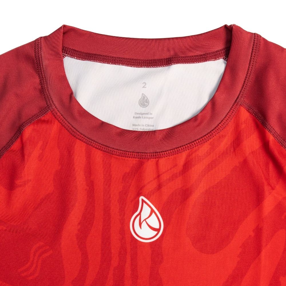 26/27 RASHGUARD • CRIMSON NOIR