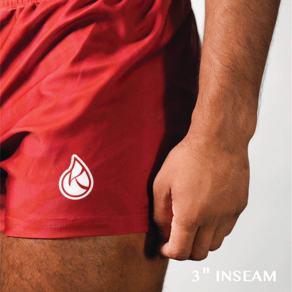 26/27 NOGI SHORTS • CRIMSON NOIR