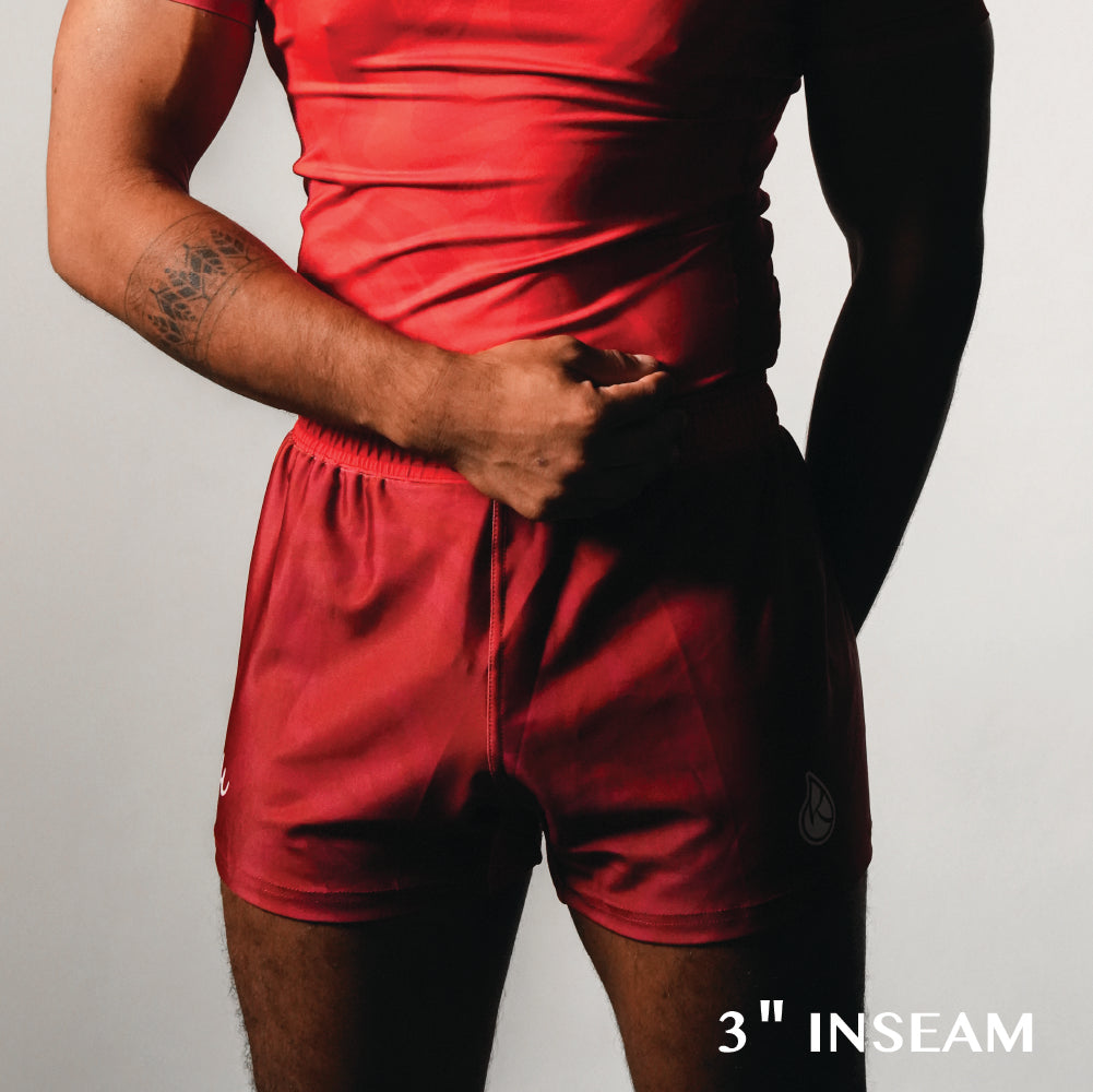26/27 NOGI SHORTS • CRIMSON NOIR