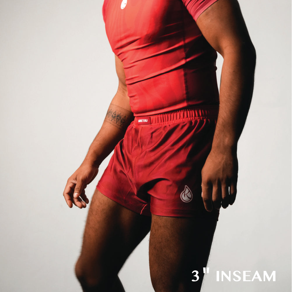 26/27 NOGI SHORTS • CRIMSON NOIR