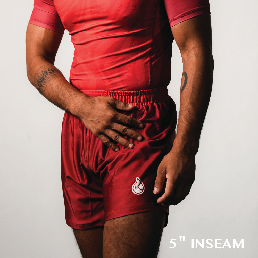 26/27 NOGI SHORTS • CRIMSON NOIR