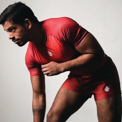 26/27 RASHGUARD • CRIMSON NOIR