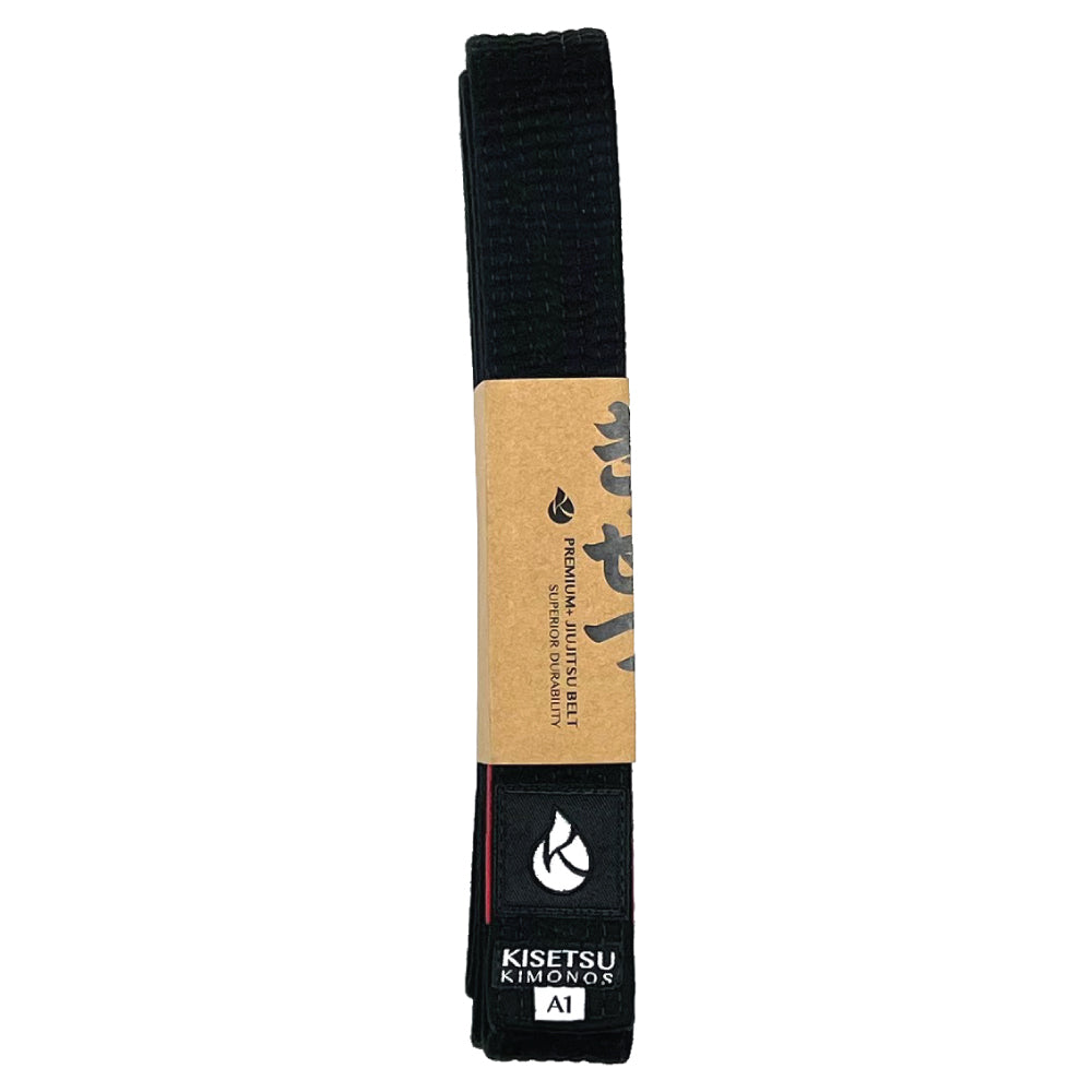 PREMIUM+ BELT • BLACK (Red Bar)