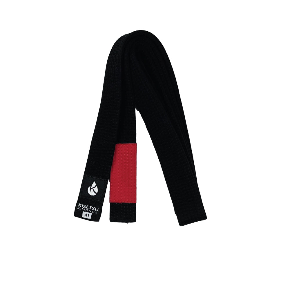 PREMIUM+ BELT • BLACK (Red Bar)